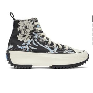 Converse Jacquard Run Star Hike Hi Sneakers sz 8